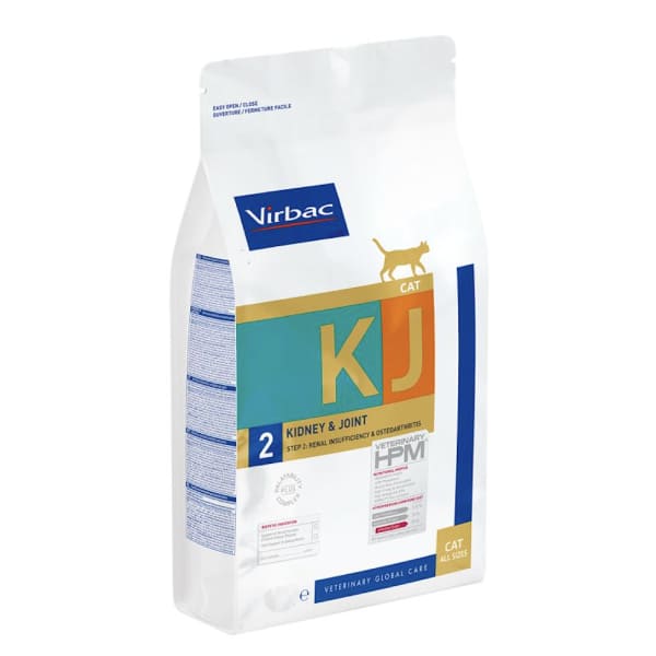 Virbac Kidney & Joint 2 veterinārā kaķu barība nierēm 1.5 kg